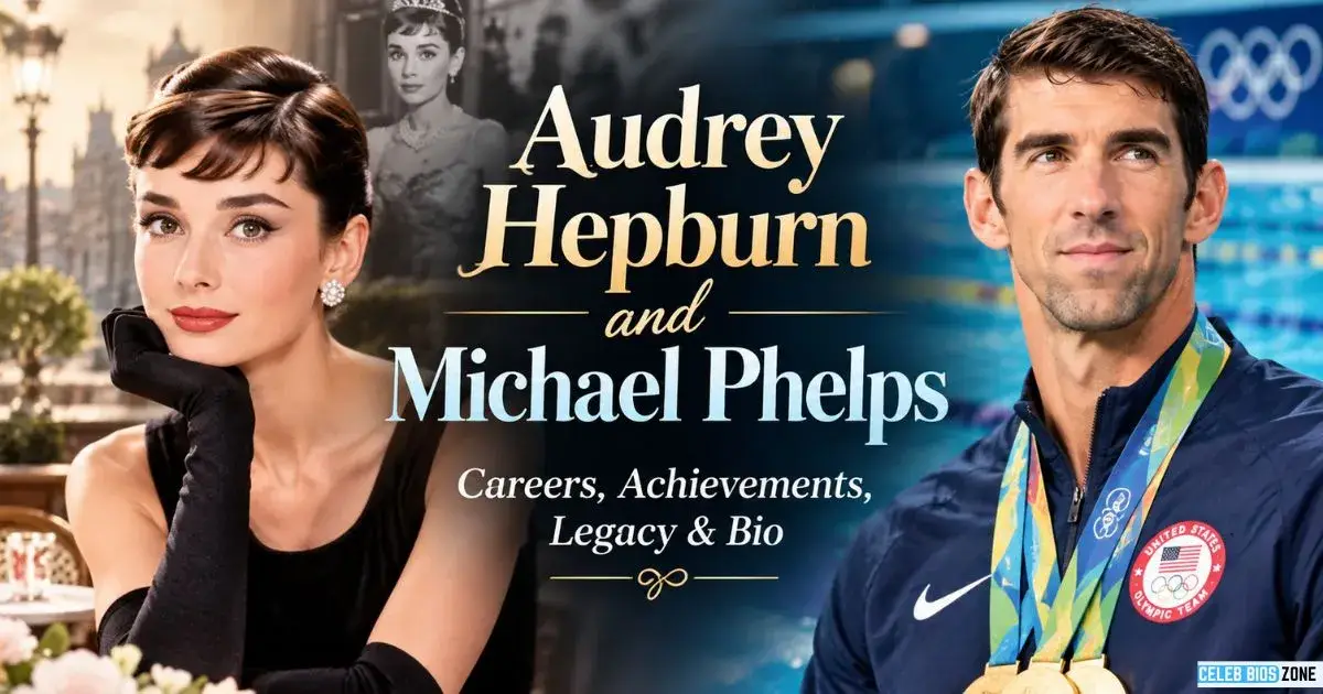Audrey Hepburn and Michael Phelps